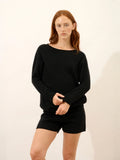 REBECCA Pull Chauve Souris Noir
