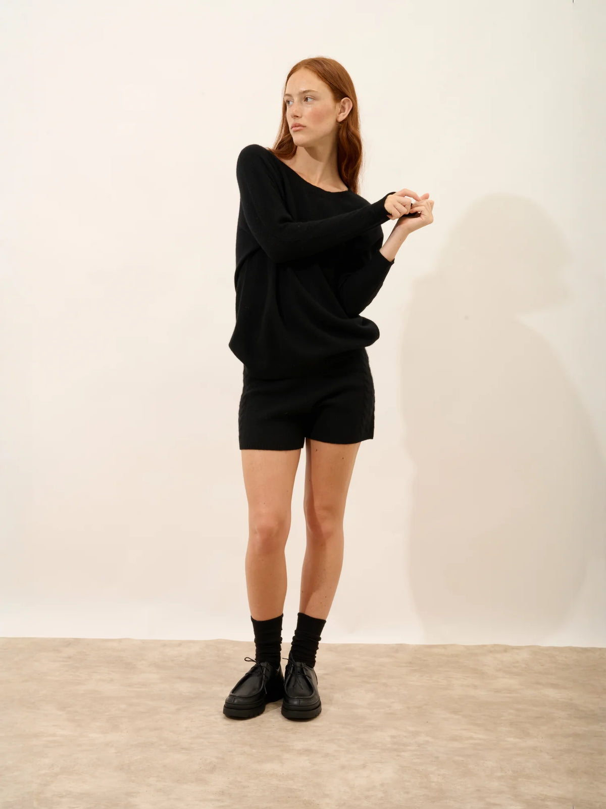 REBECCA Pull Chauve Souris Noir