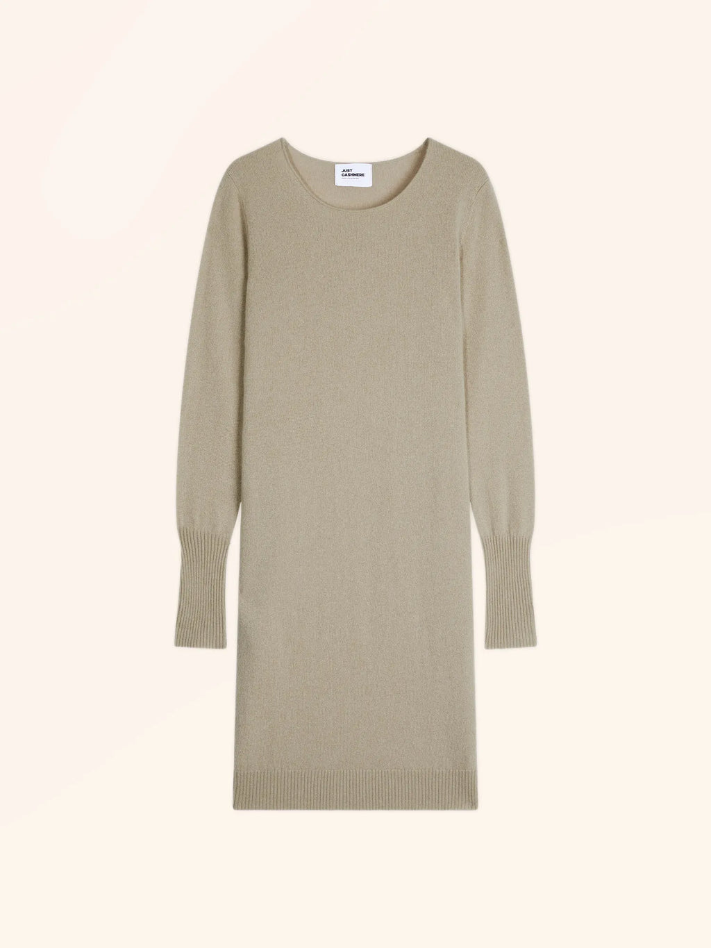 SUSAN Kleid Rundhalsausschnitt Oliv