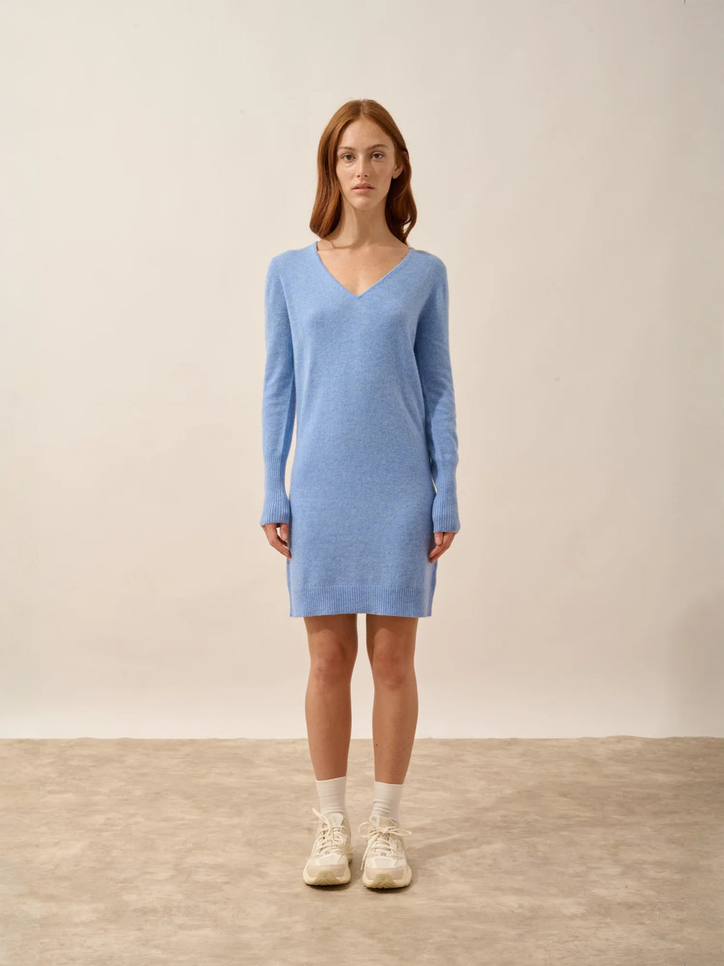 TRACY Dress V-Neck Sky