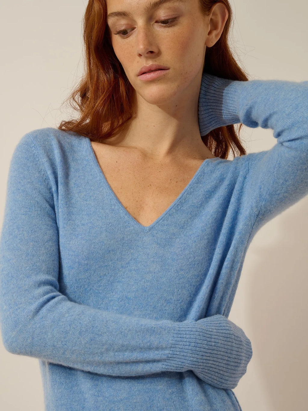 TRACY Dress V-Neck Sky