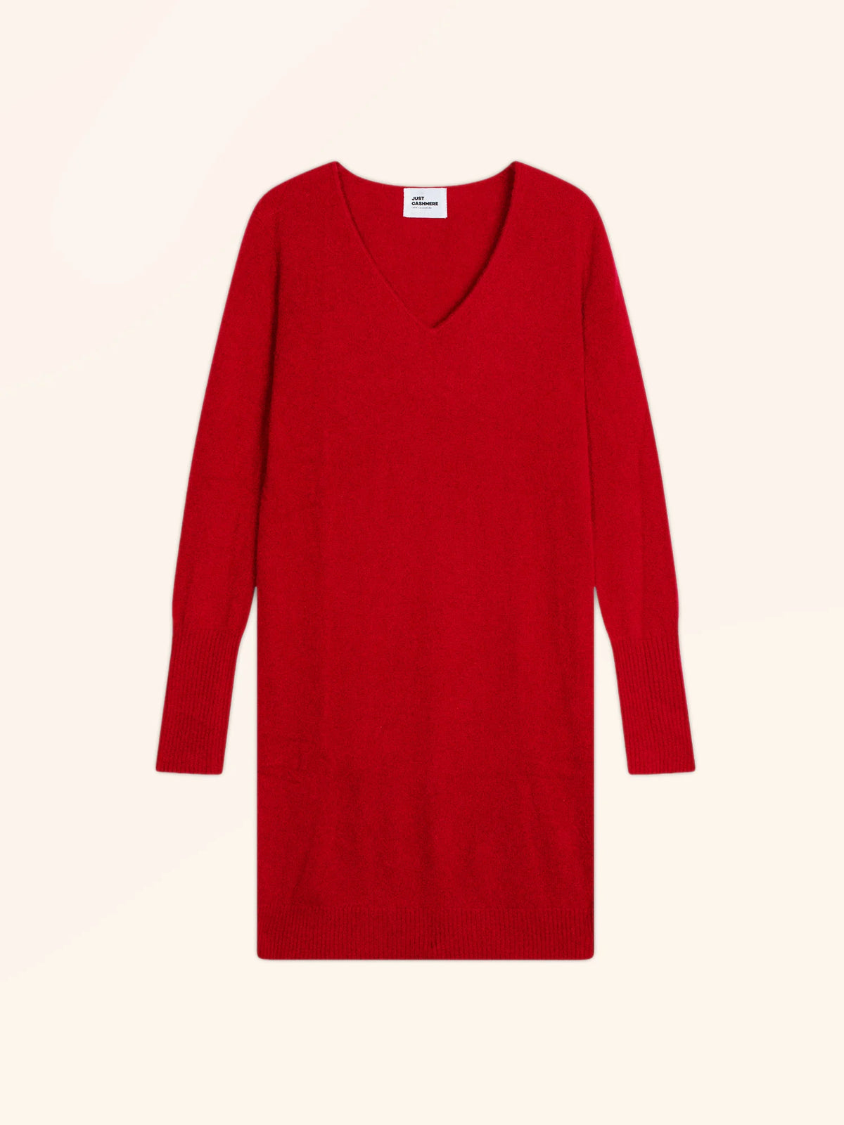 TRACY Kleid V-Ausschnitt Rot