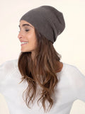 GINGER Beanie Heather Taupe
