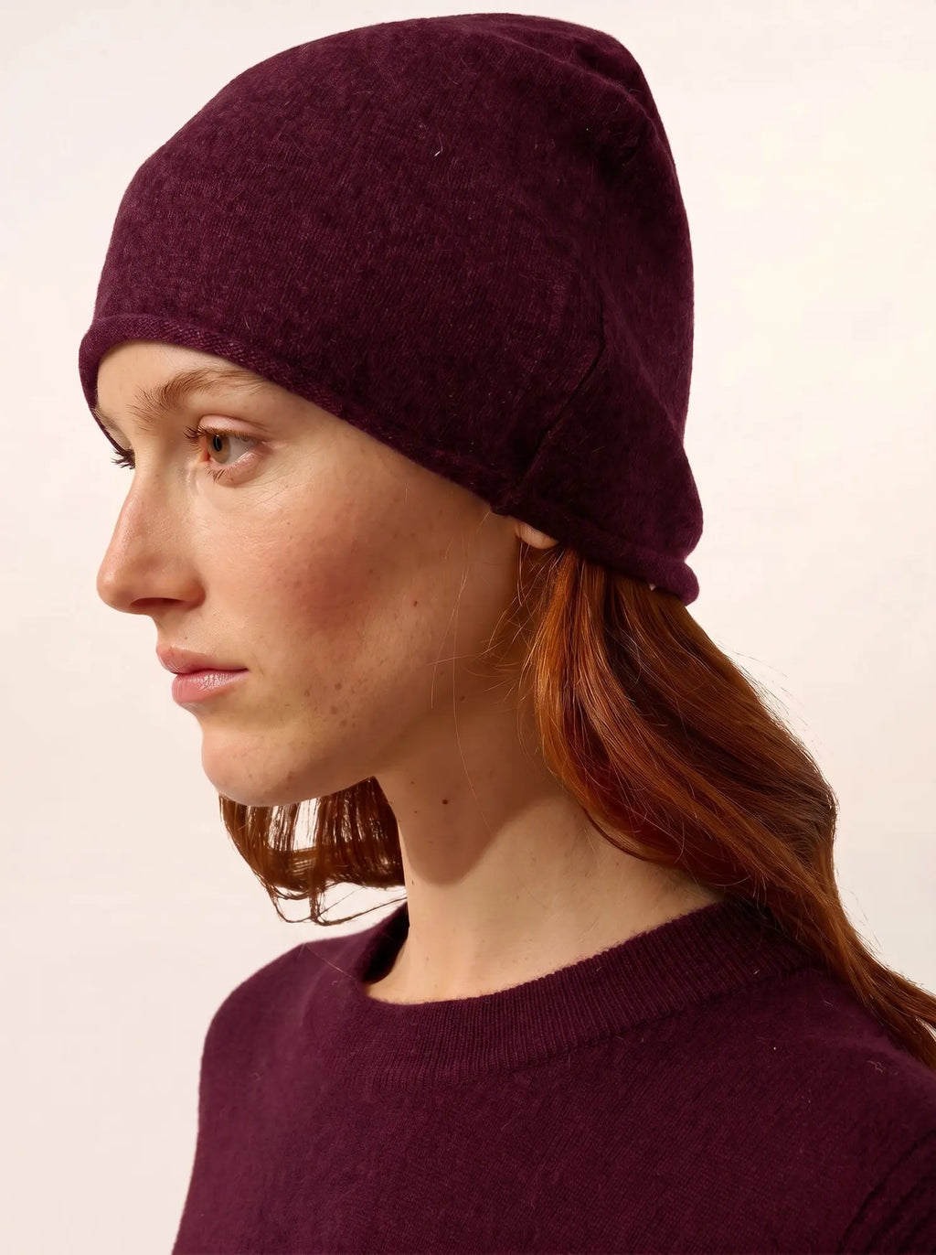 LAUREN Beanie Burgundy
