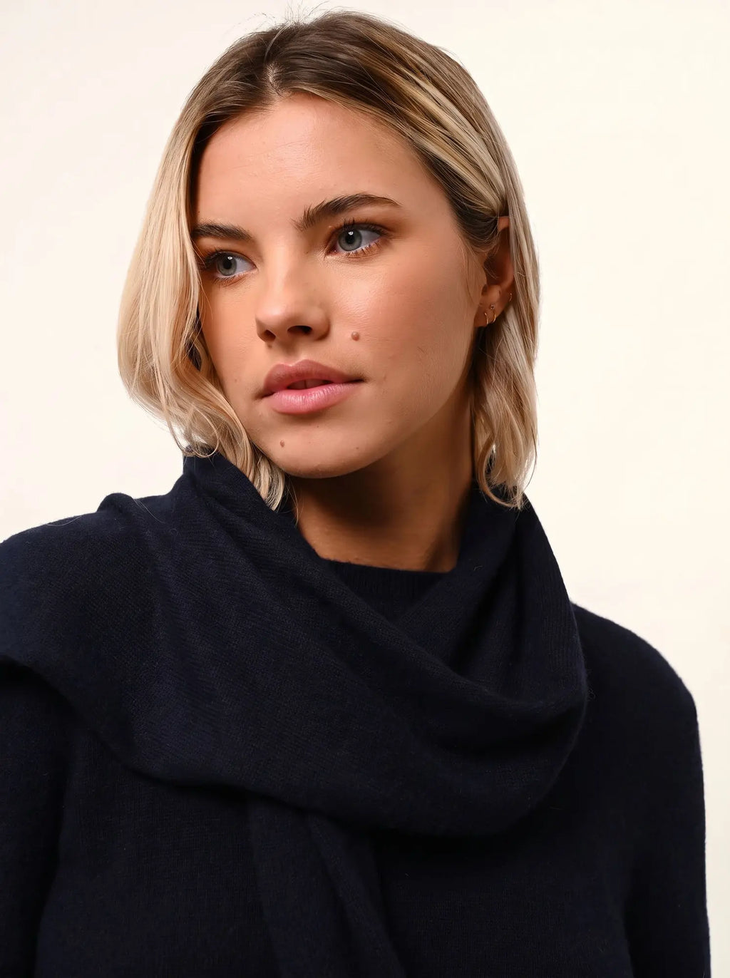 SPENCER Écharpe Bleu Marine