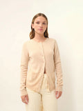 KATHARINE Cardigan Col Rond Sable