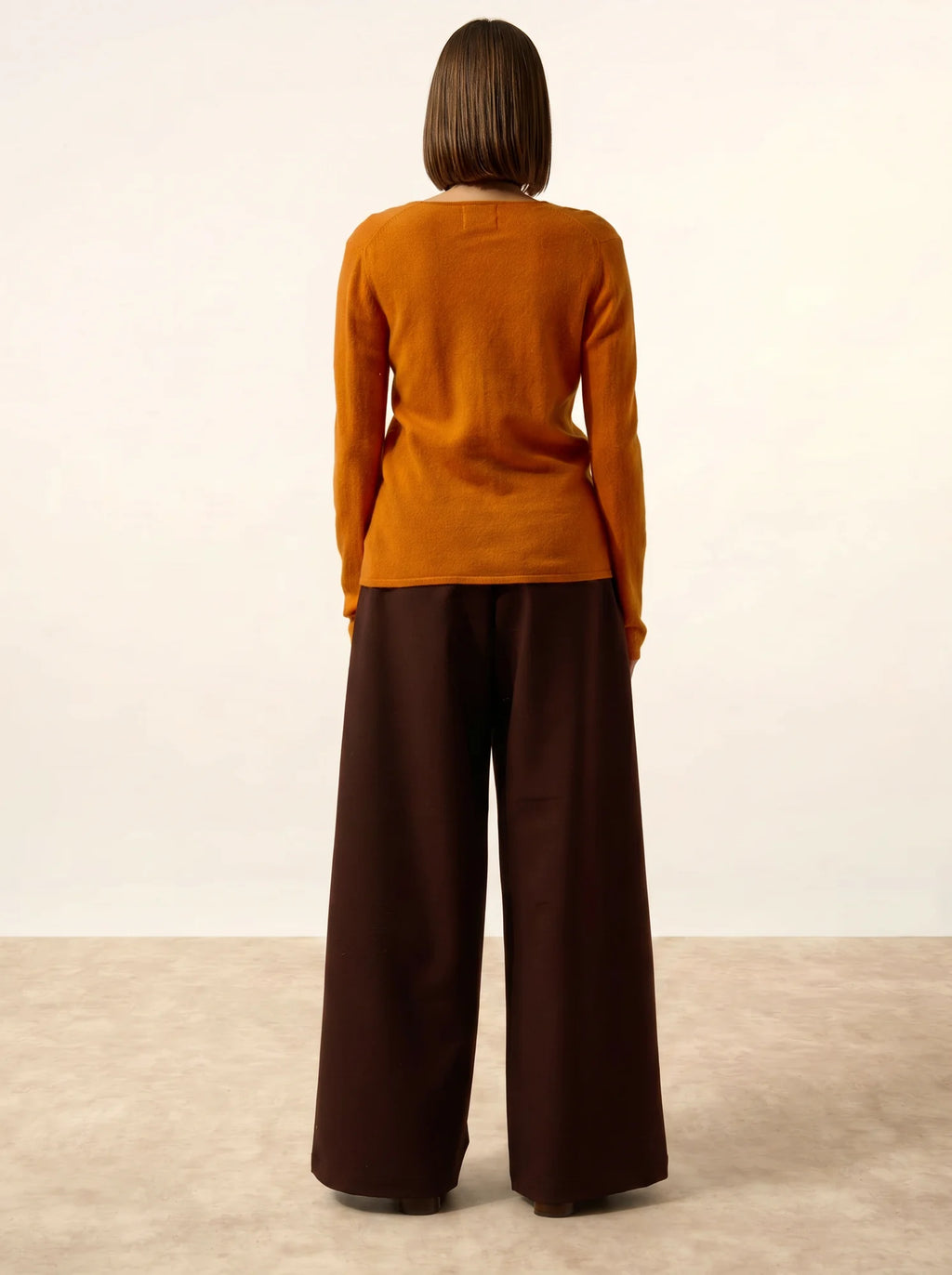 NORMA Cardigan Col V Ocre
