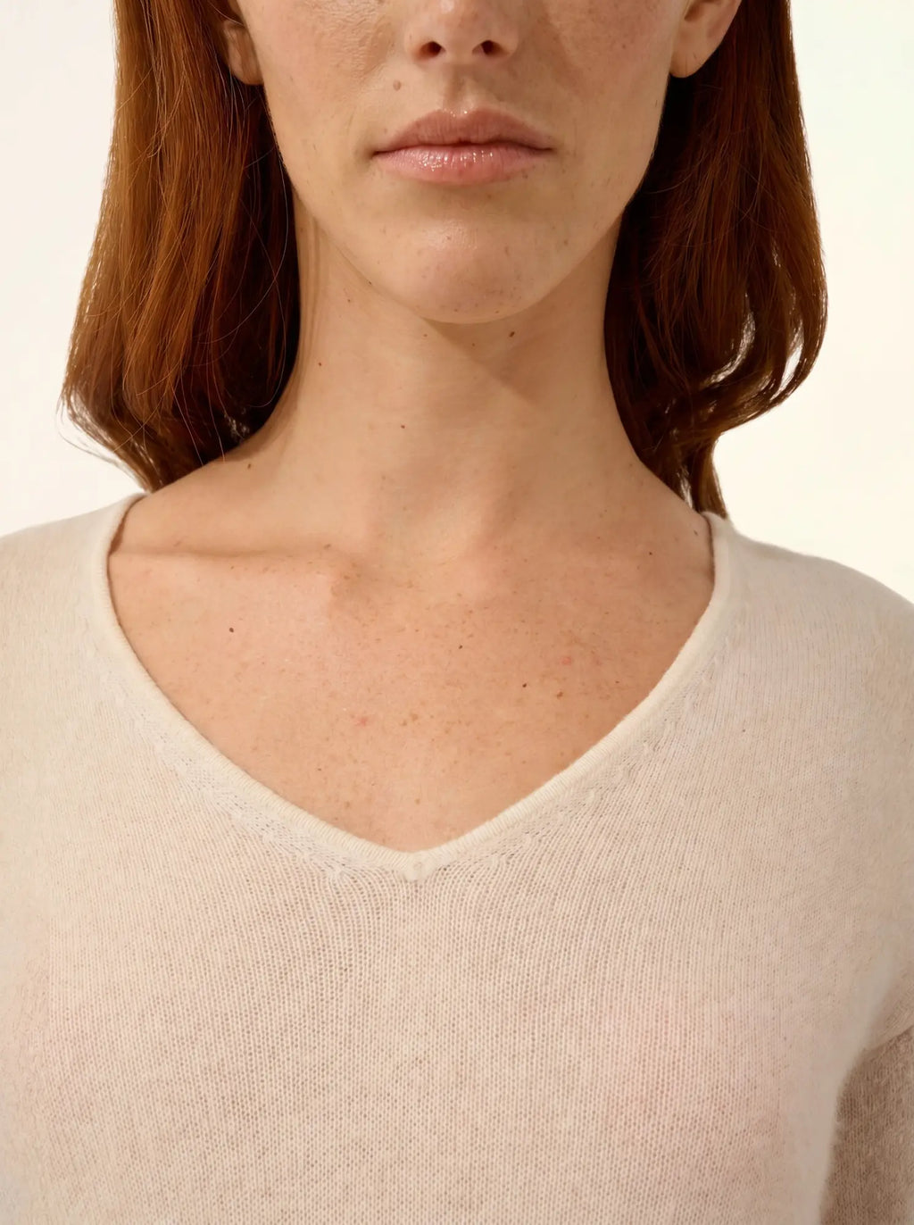 TRACY Dress V-Neck Ivory