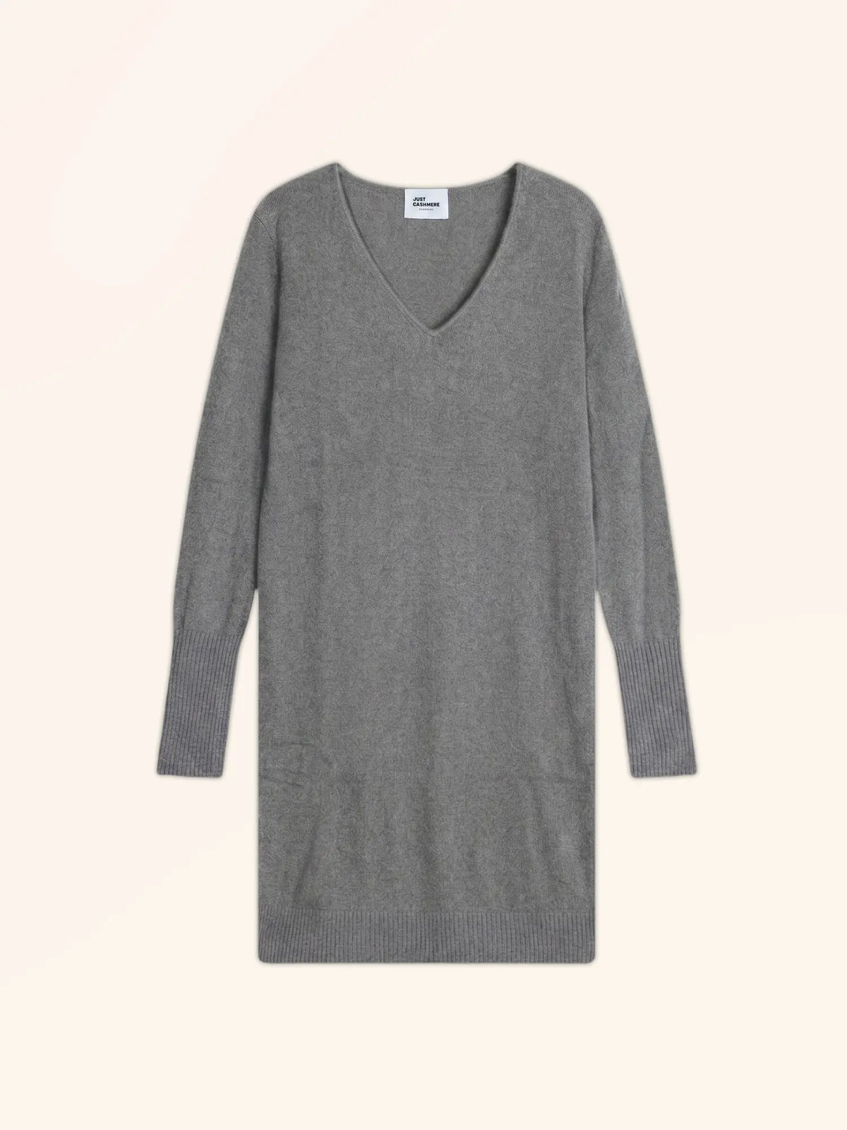 TRACY Robe Col V Flanelle Chiné
