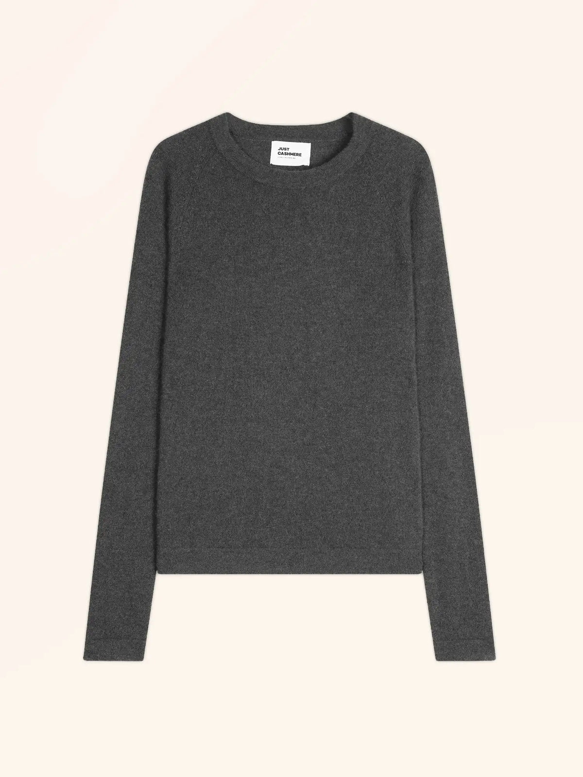 JANE Pull Col Rond Anthracite Chiné