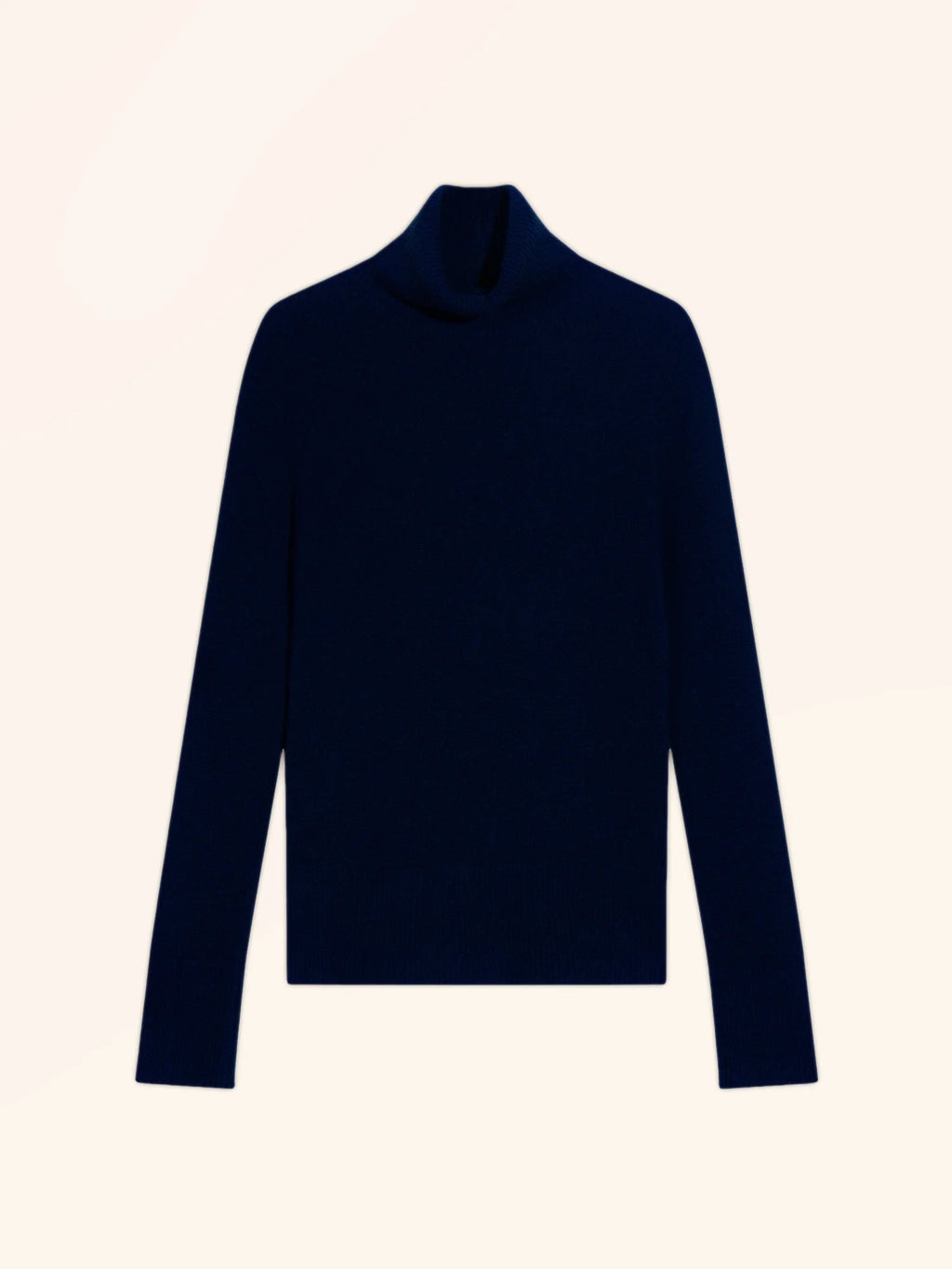 LEXIE Pull Col Roulé Bleu Marine