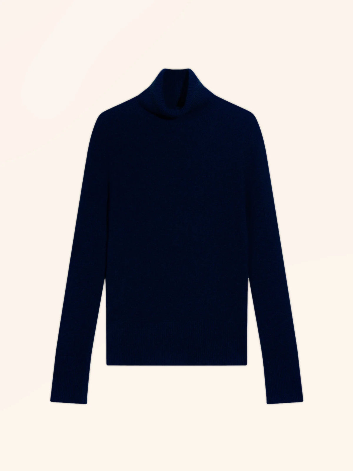 LEXIE Pull Col Roulé Bleu Marine