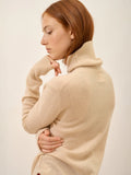 LEXIE Pull Col Roulé Sable