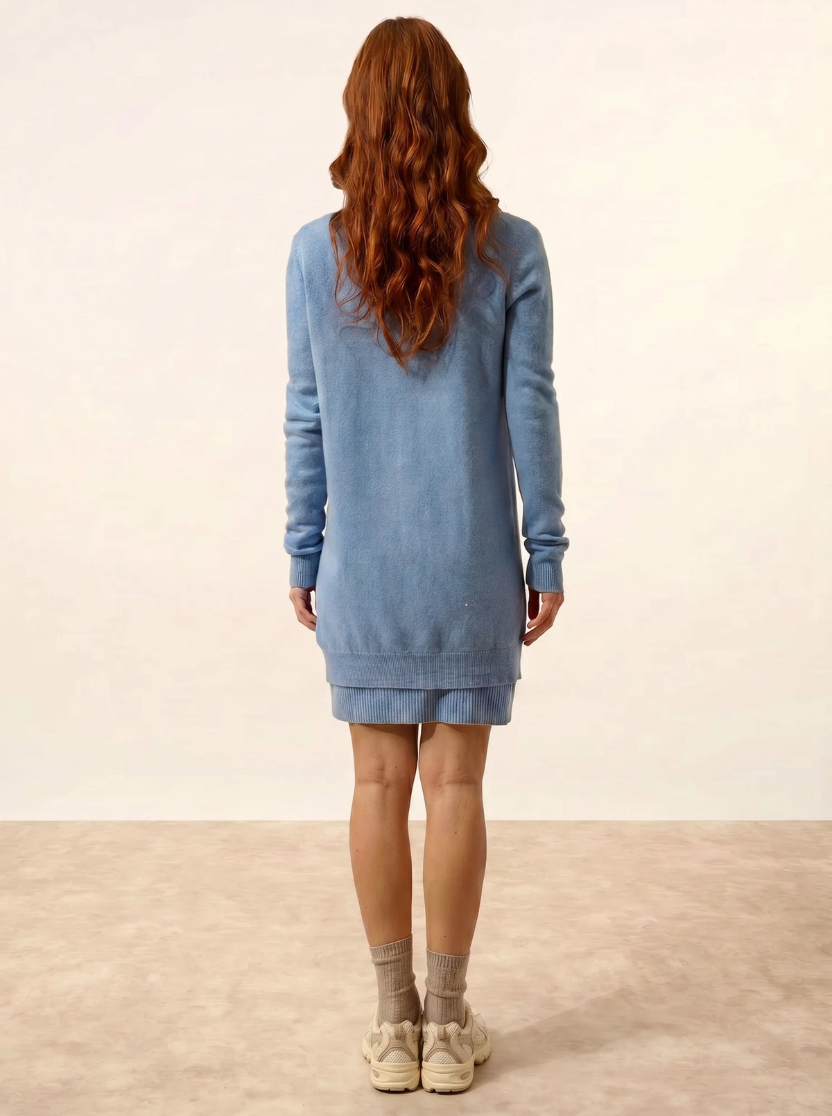 TOMMIE Cardigan Col V Ciel
