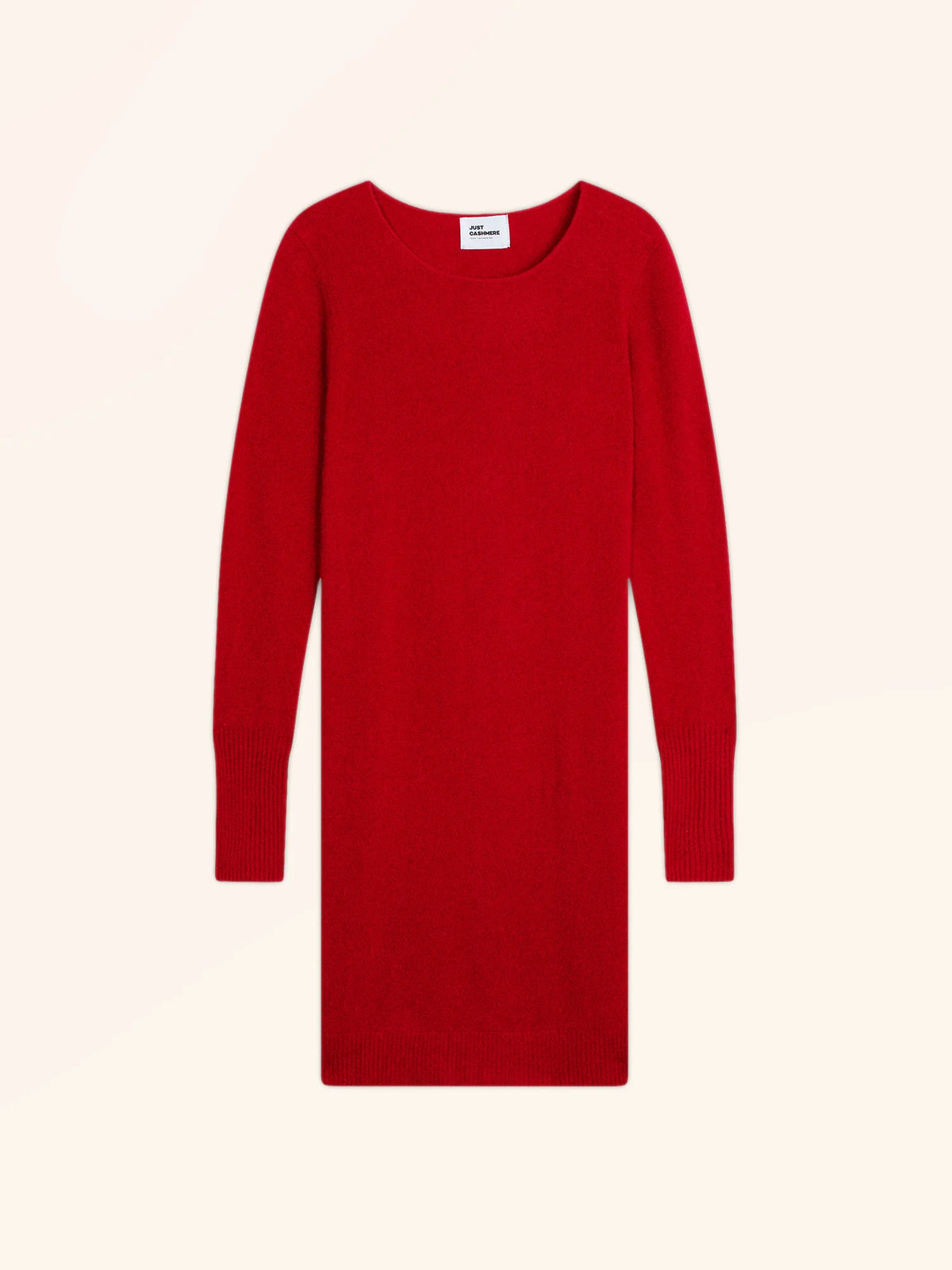 SUSAN Dress Crew Neck Red