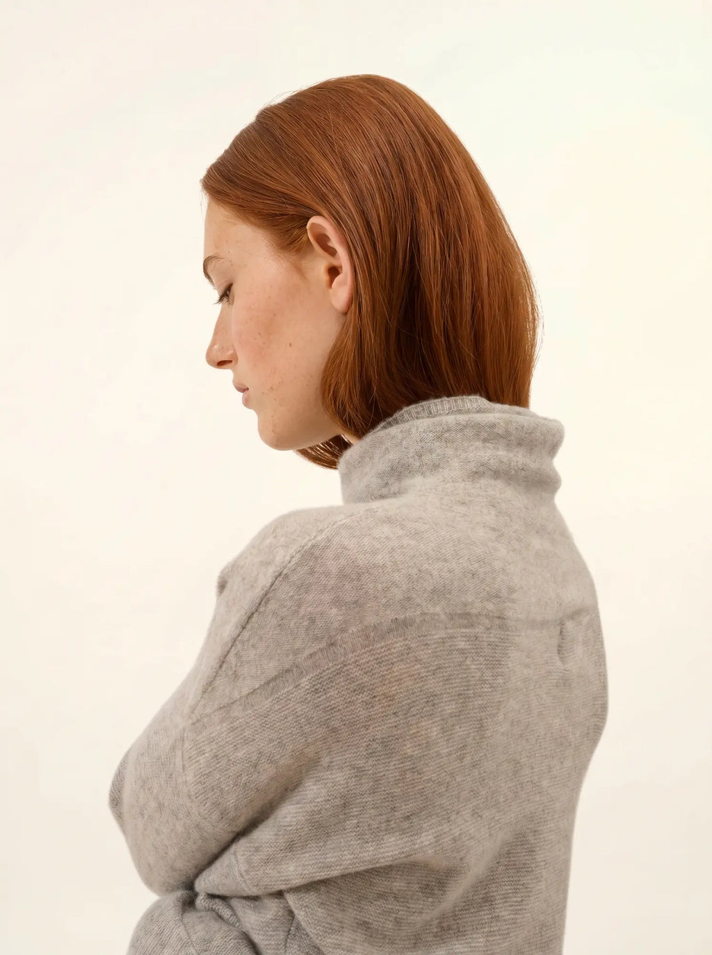BLANTYRE Sweater Turtleneck Heather Cloud