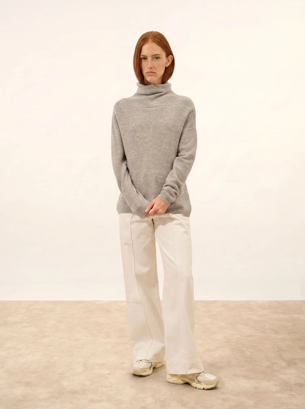 BLANTYRE Sweater Turtleneck Heather Cloud