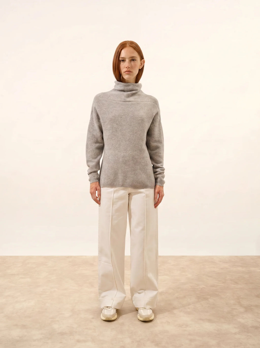 BLANTYRE Sweater Turtleneck Heather Cloud