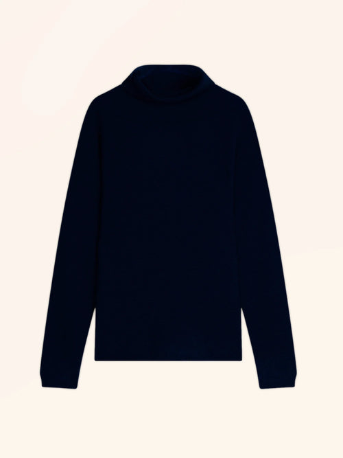 BLANTYRE Pullover Rollkragen Marineblau