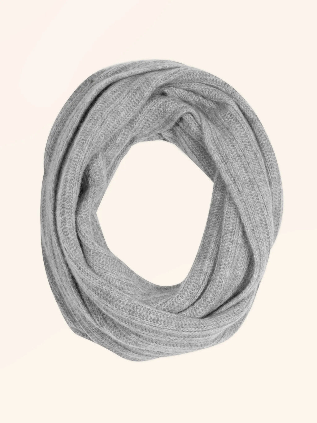 HUTTON Neck Warmer 4 Ply Heather Cloud