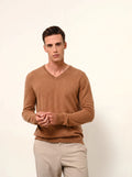 WALT Pull Col V Noisette