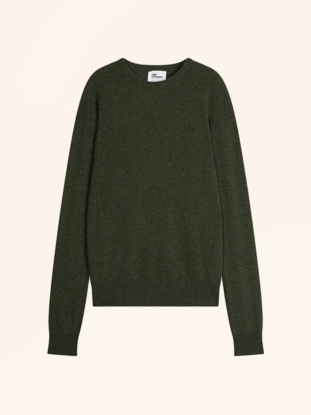 HOWARD Pullover Rundhalsausschnitt Khaki meliert