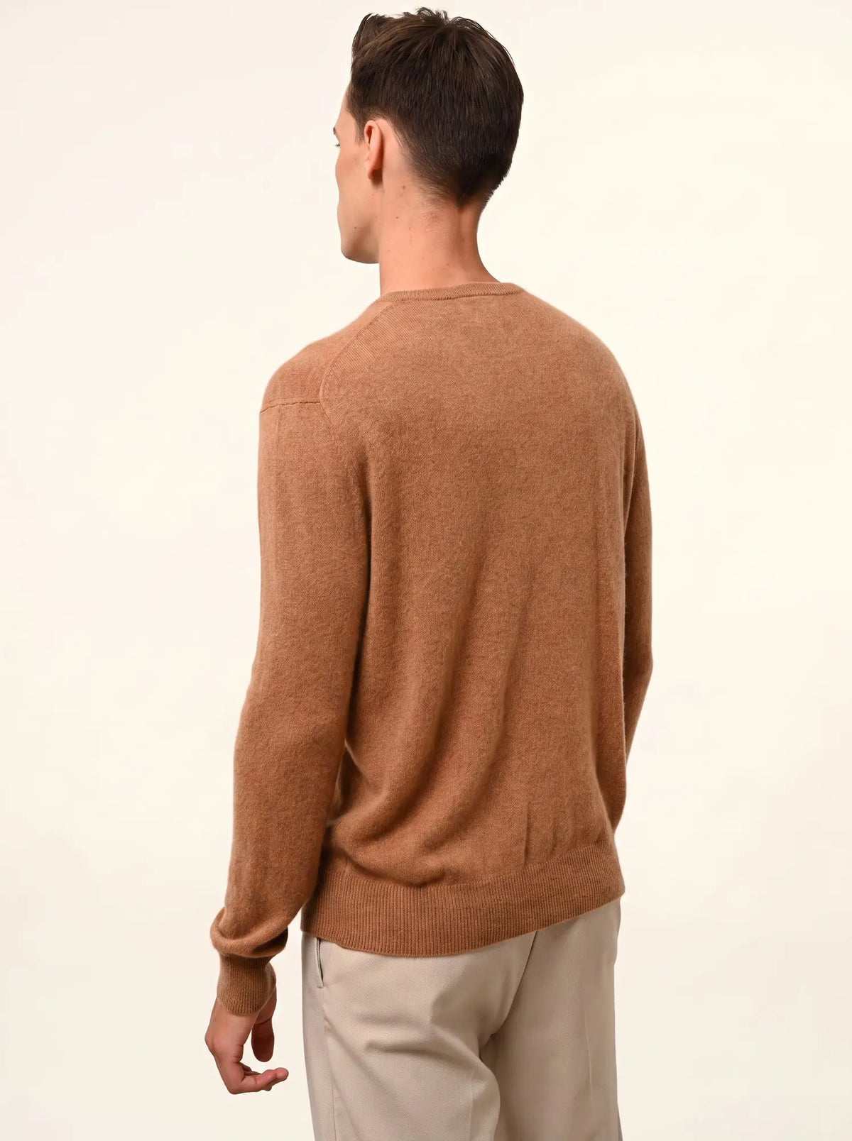 HOWARD Pull Col Rond Noisette