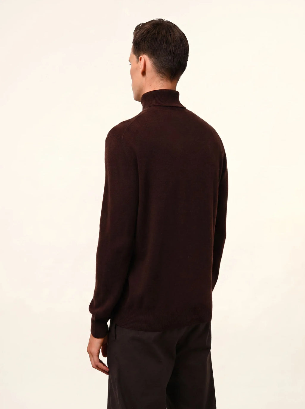 CONNOR Pull Col Roulé Choco