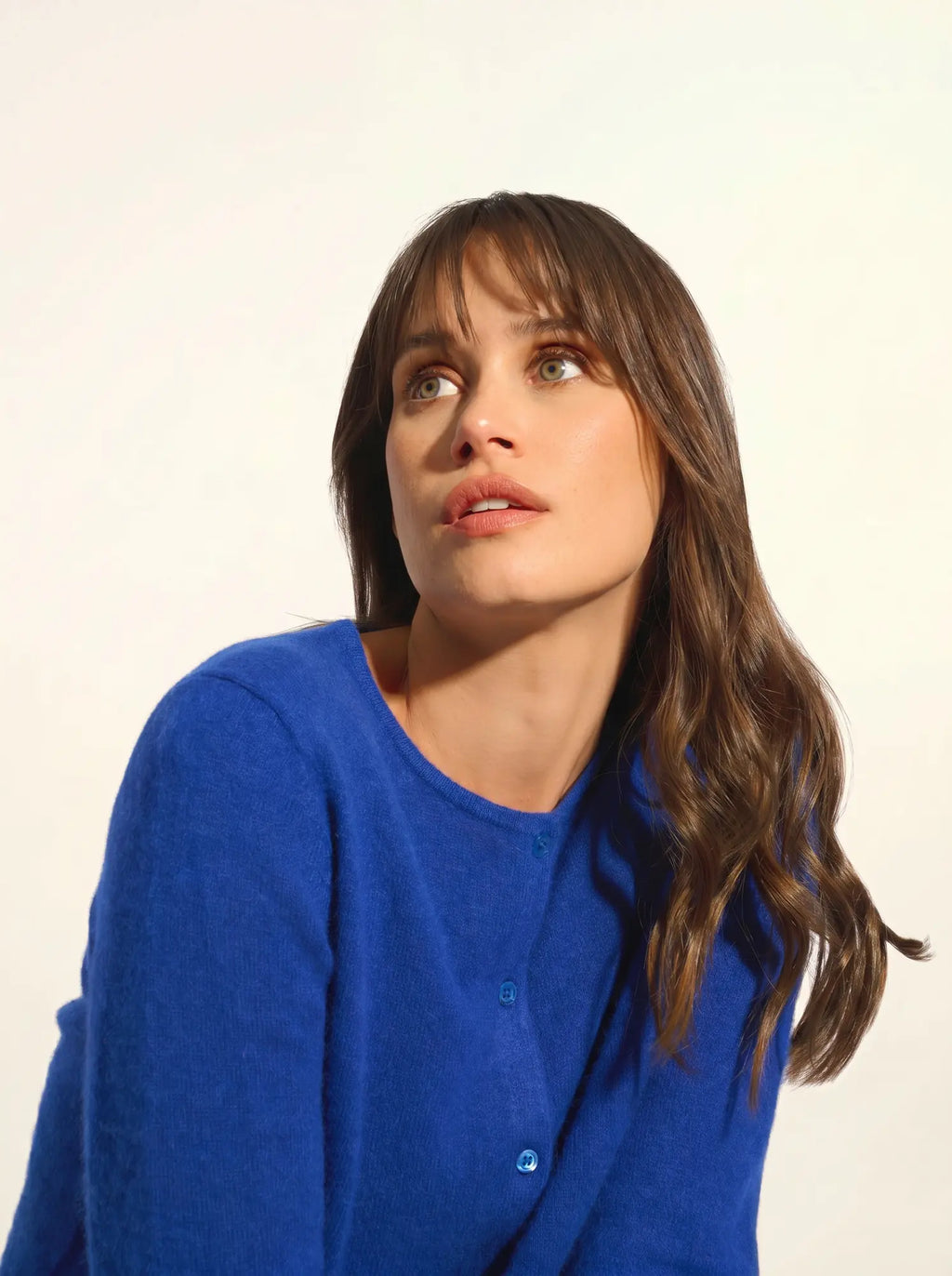 KATHARINE Cardigan Crew Neck Ultramarine