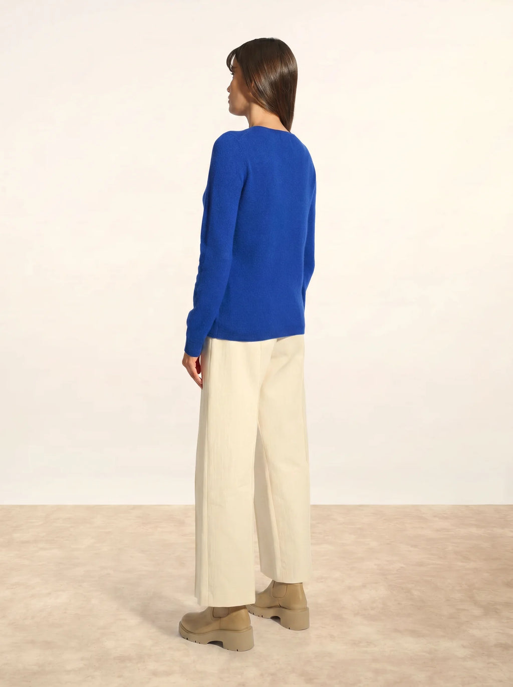 KATHARINE Cardigan Crew Neck Ultramarine