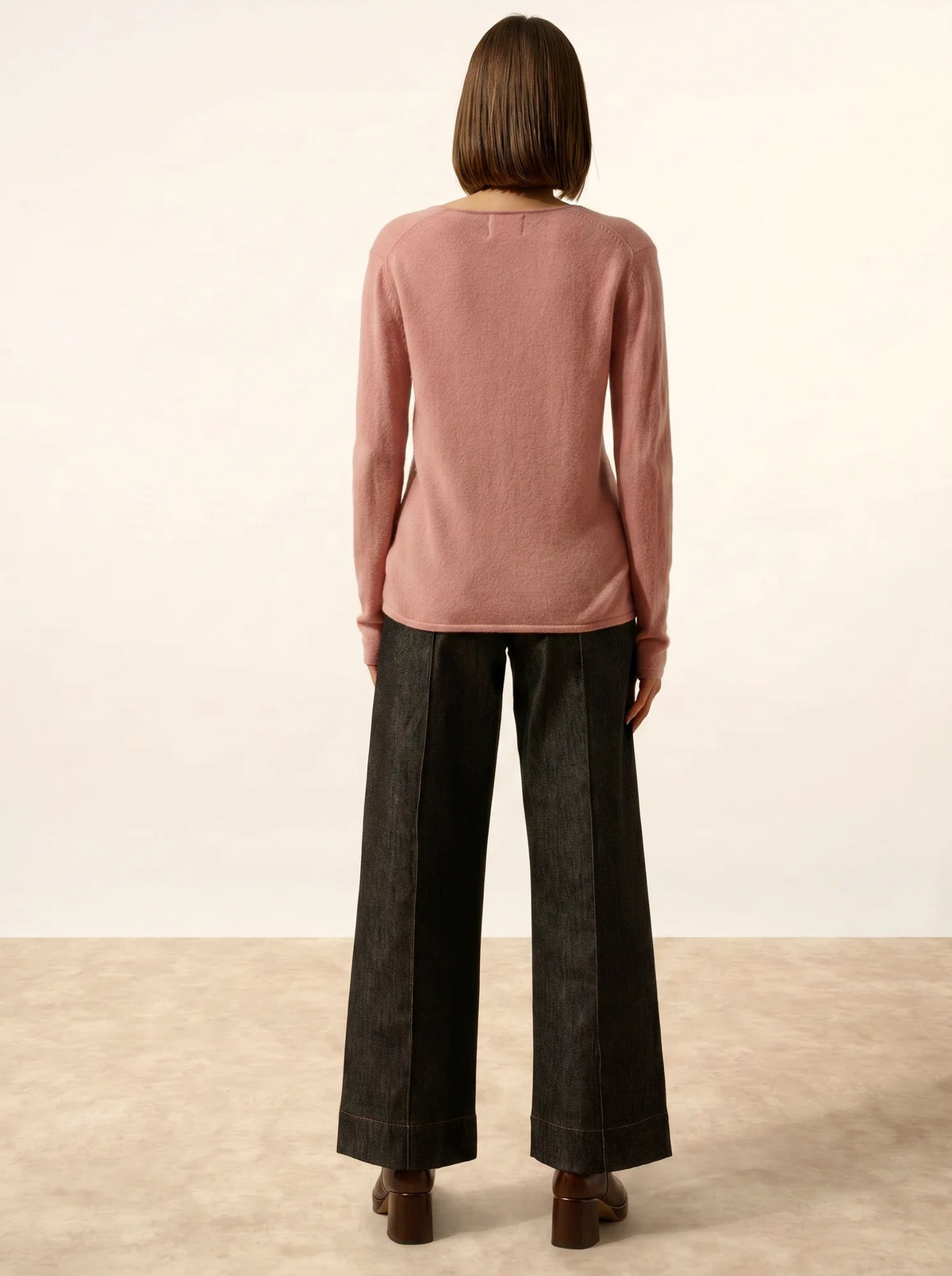 NORMA Cardigan V-Neck Rosewood