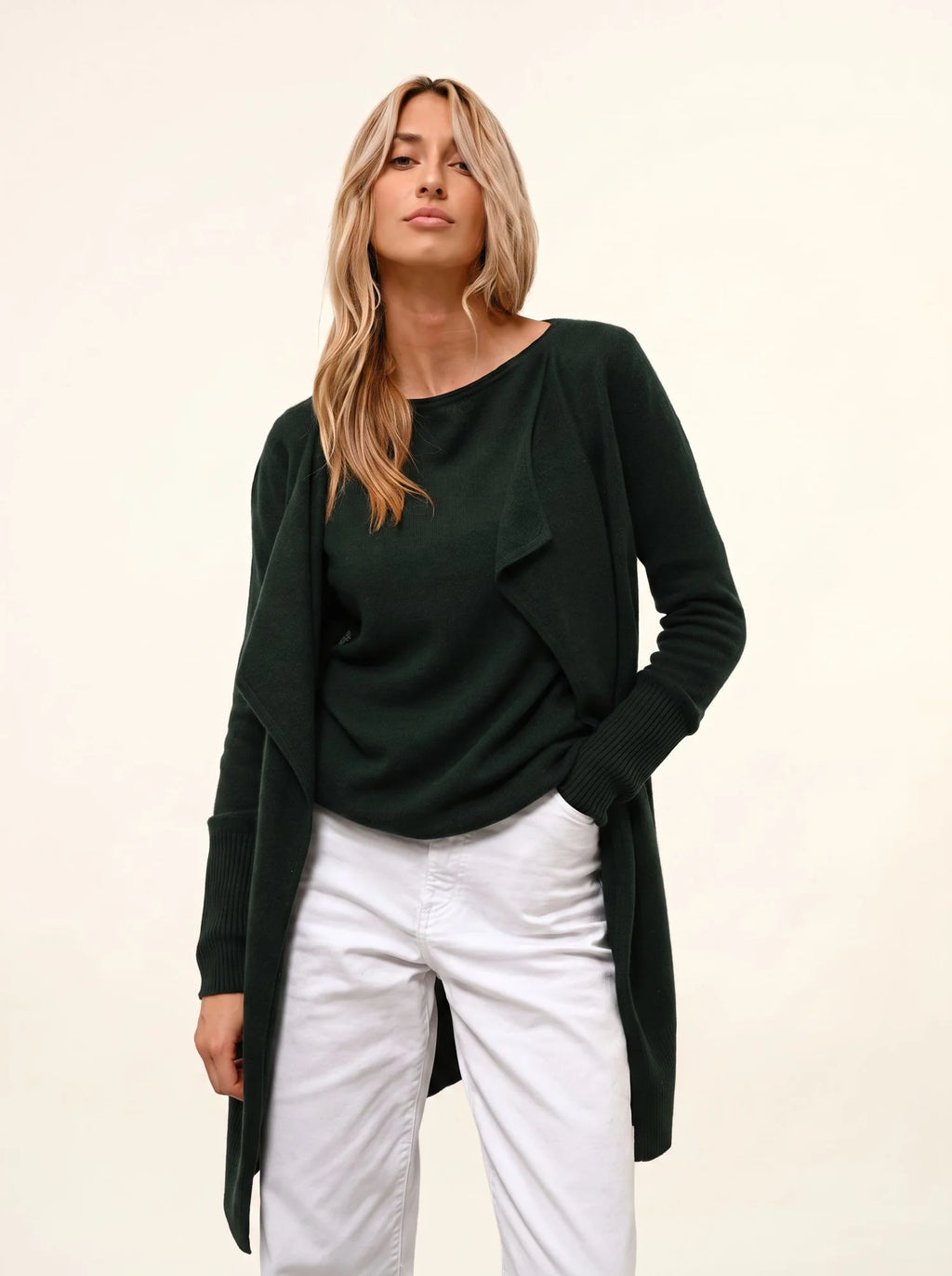 BROOKE Veste Longue Cyprès