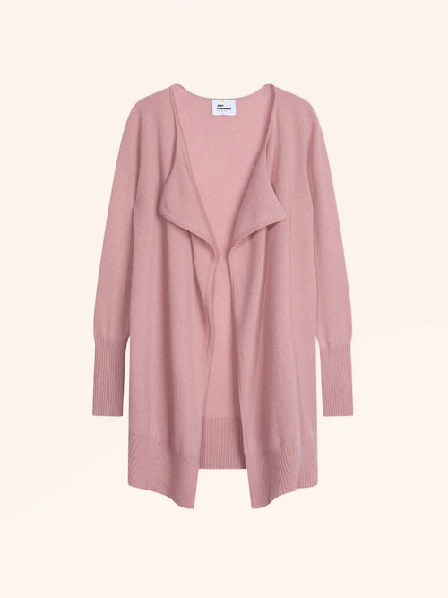 BROOKE Veste Longue Bois de Rose