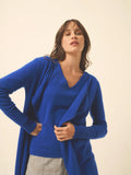 BROOKE Lange Jacke Ultramarin