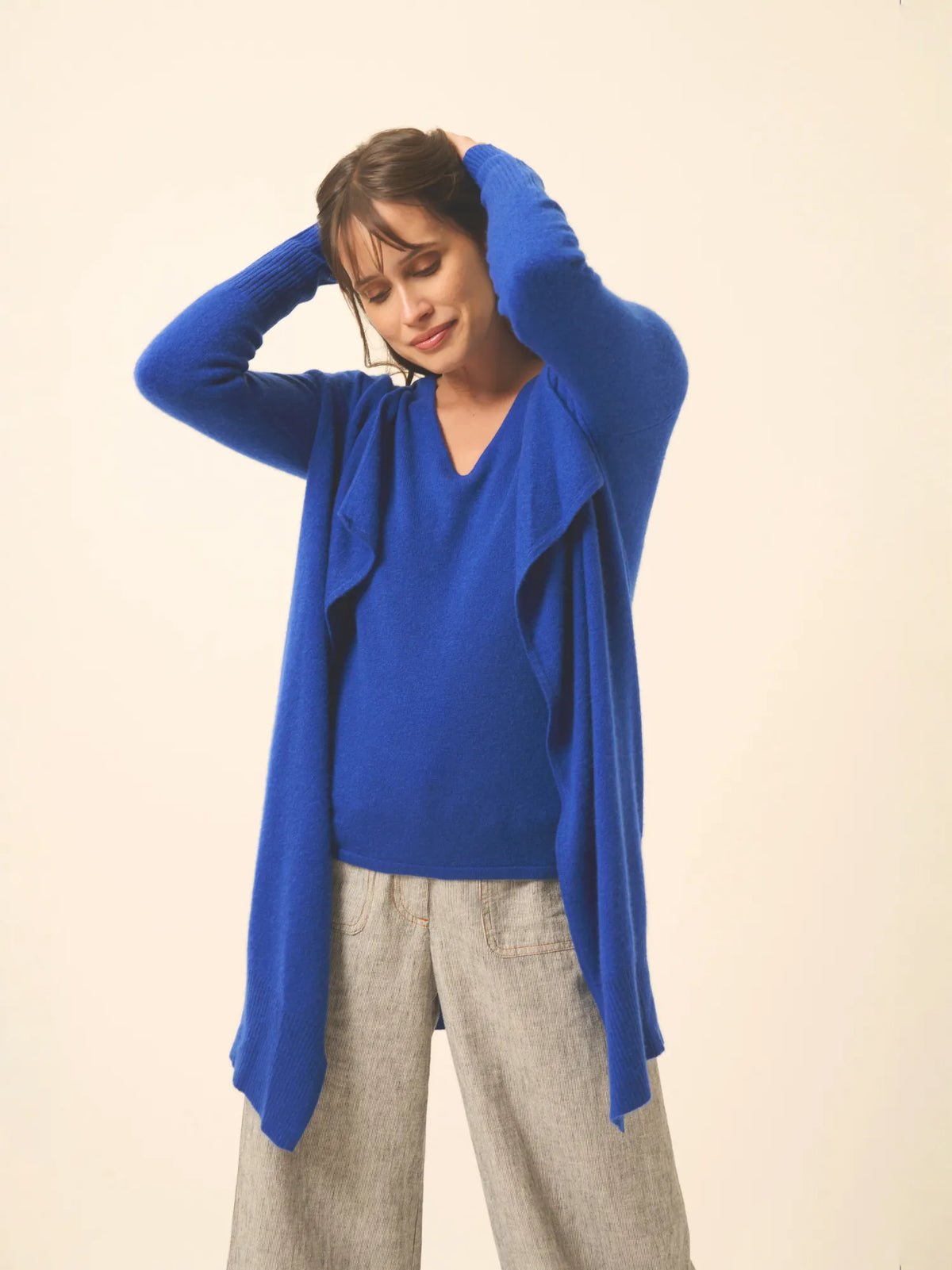 BROOKE Lange Jacke Ultramarin