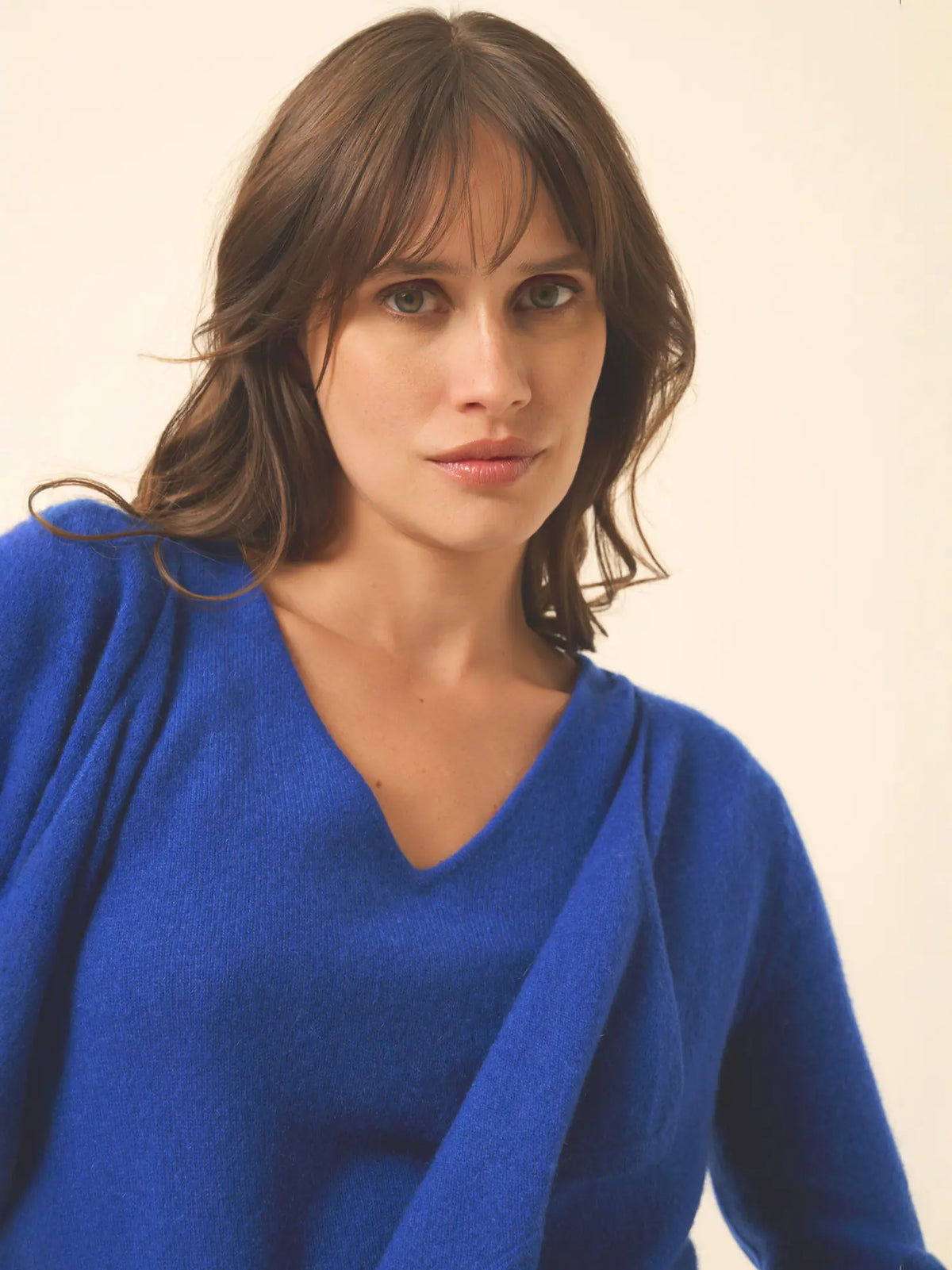 BROOKE Lange Jacke Ultramarin