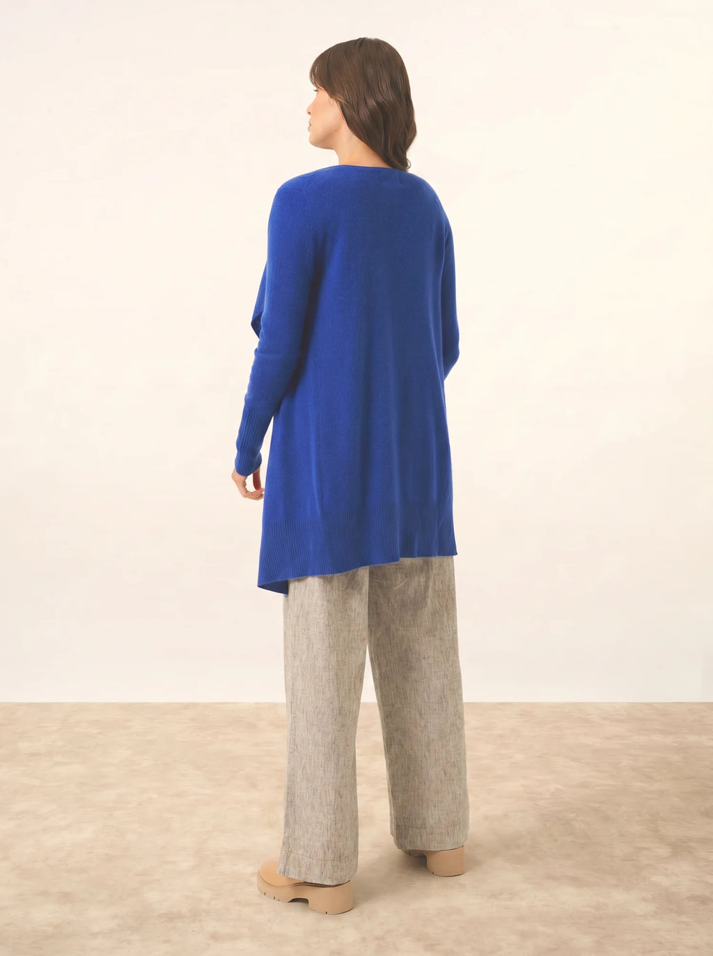 BROOKE Lange Jacke Ultramarin