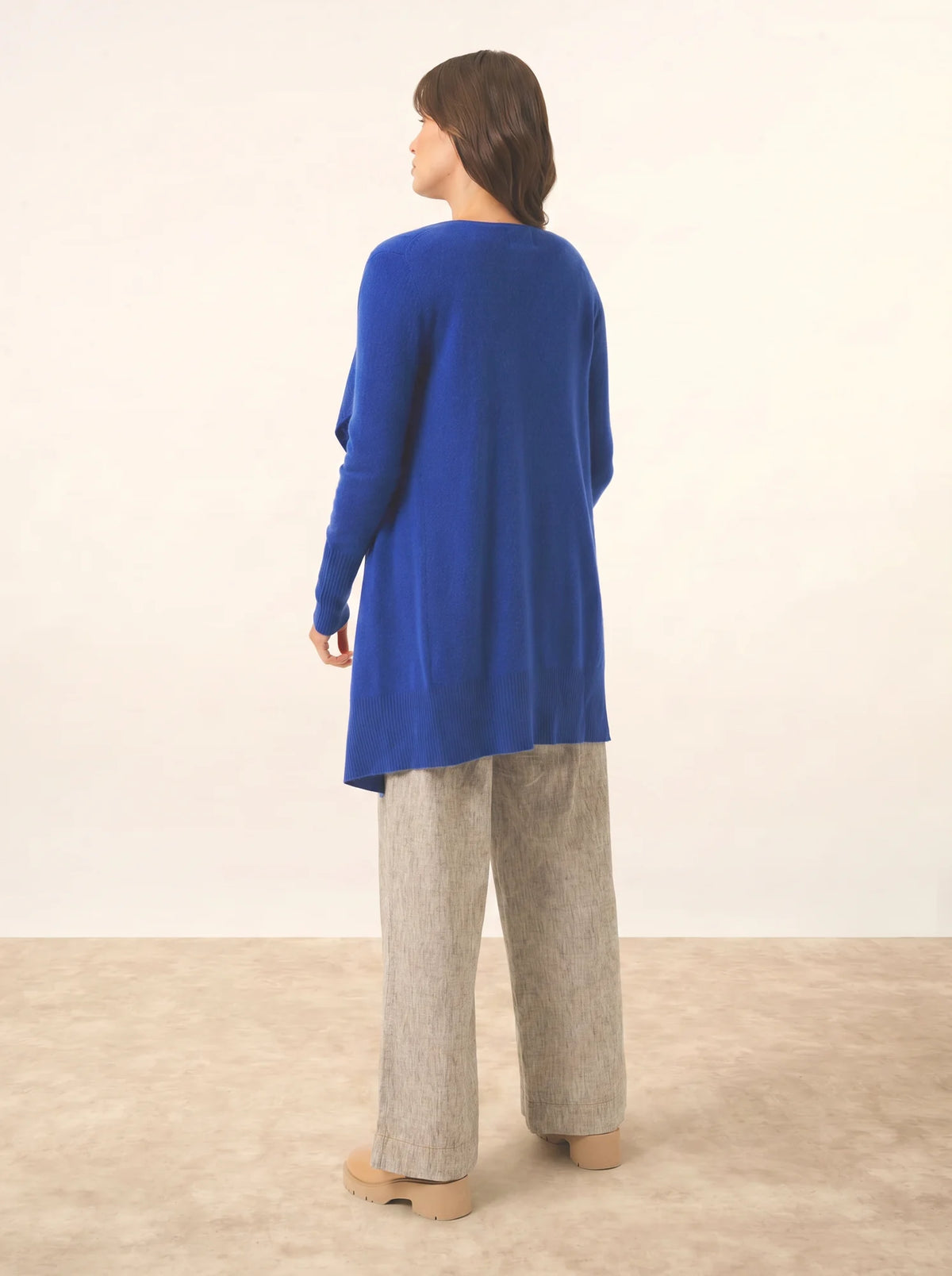 BROOKE Lange Jacke Ultramarin