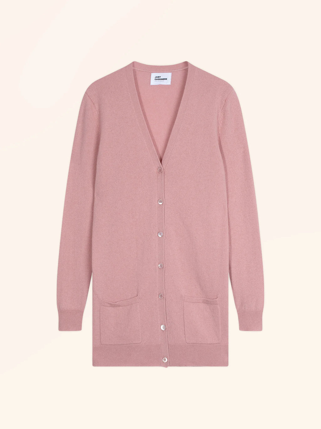 TOMMIE Cardigan Col V Bois de Rose