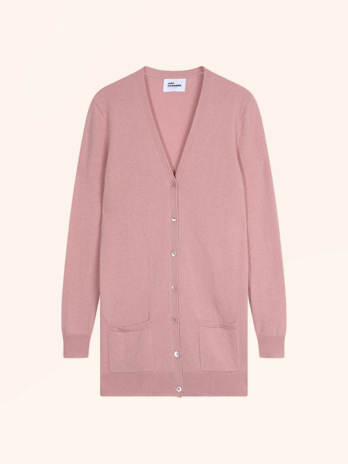 TOMMIE Cardigan Col V Bois de Rose