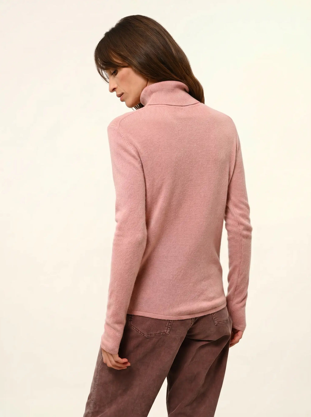 AVA Sweater Turtleneck Rosewood