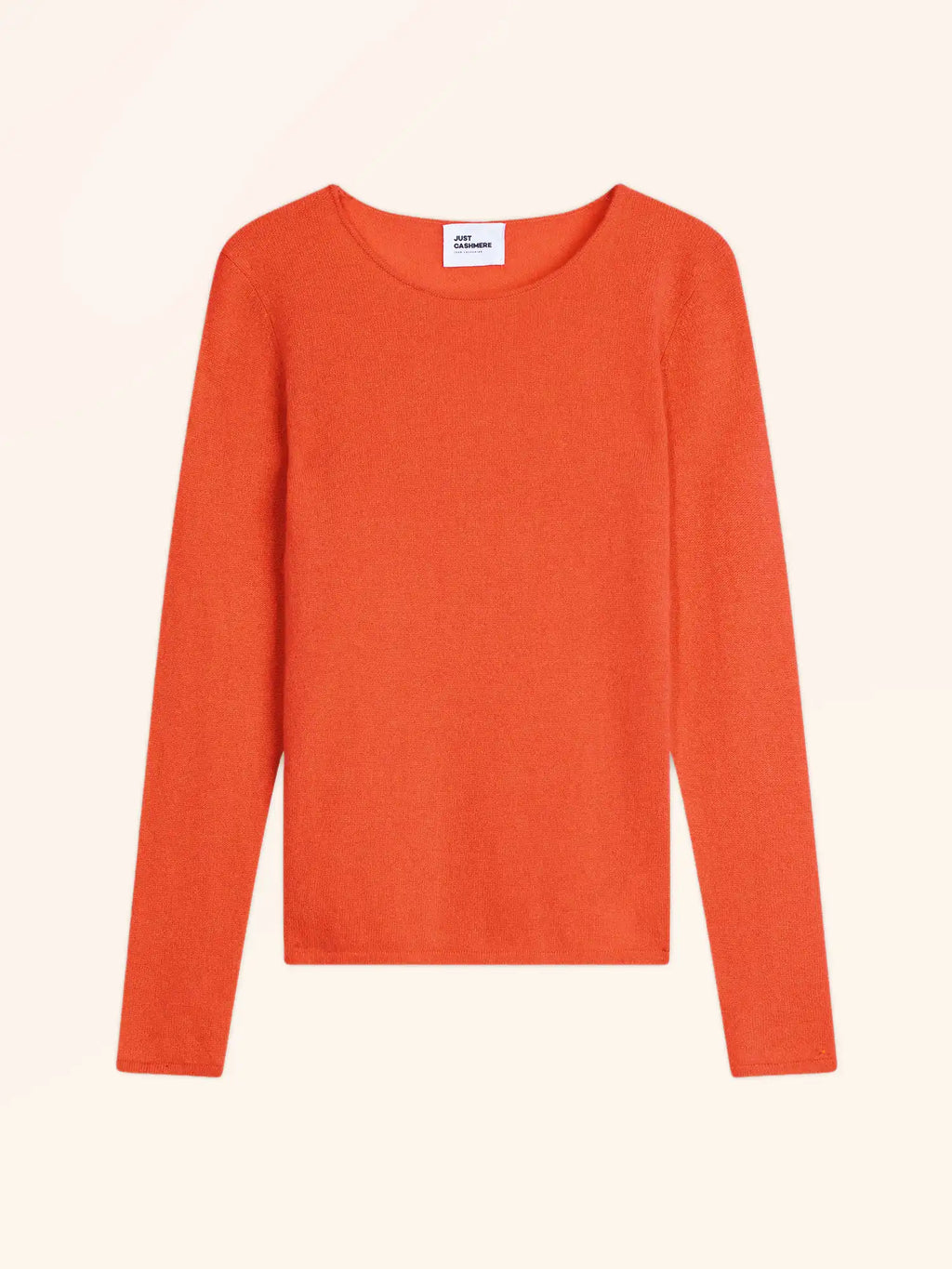 GRACE Pullover U-Boot-Ausschnitt Orange