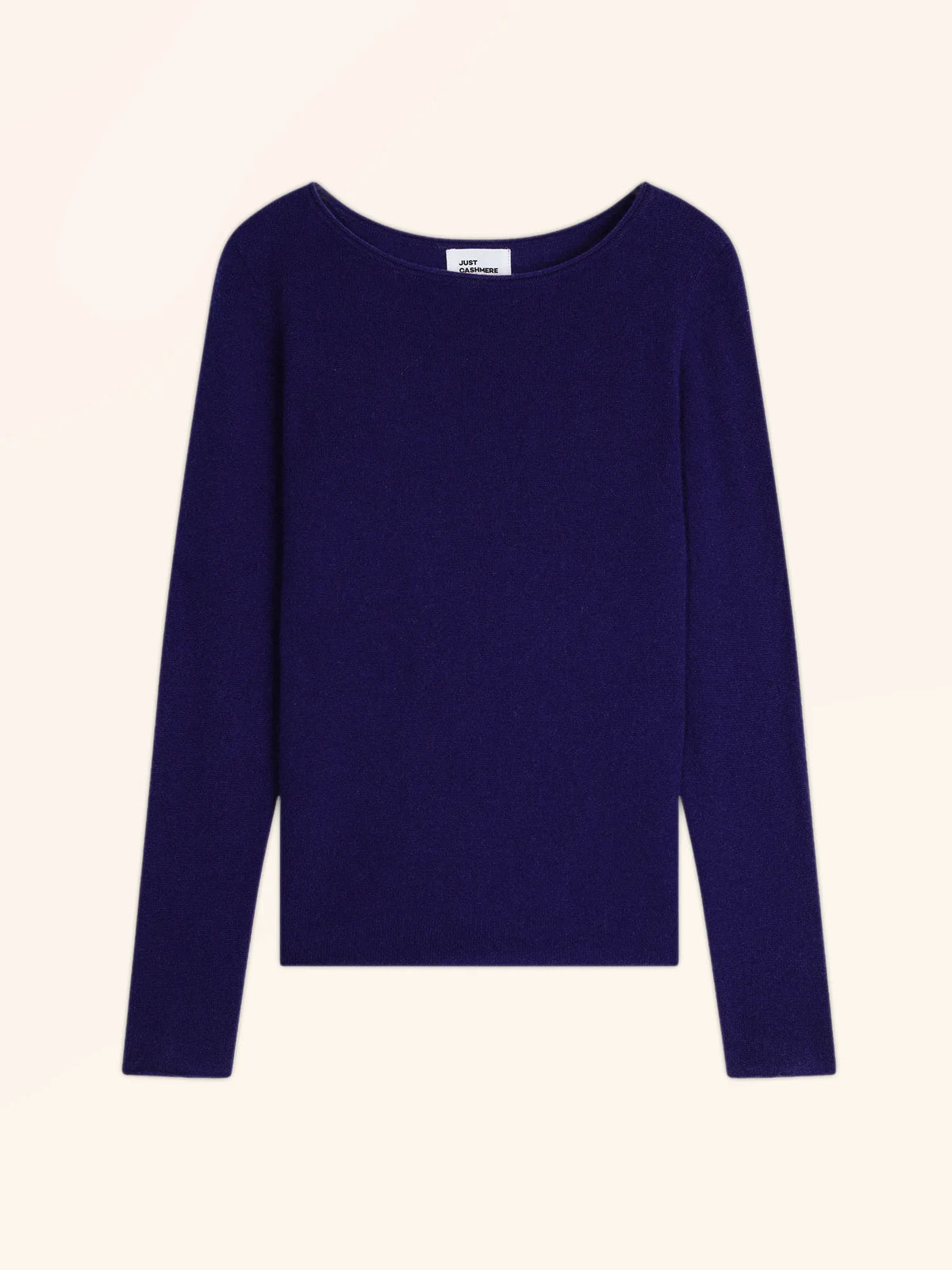GRACE Pullover U-Boot-Ausschnitt Tiefviolett