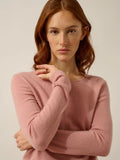 GRACE Pullover U-Boot-Ausschnitt Rosenholz