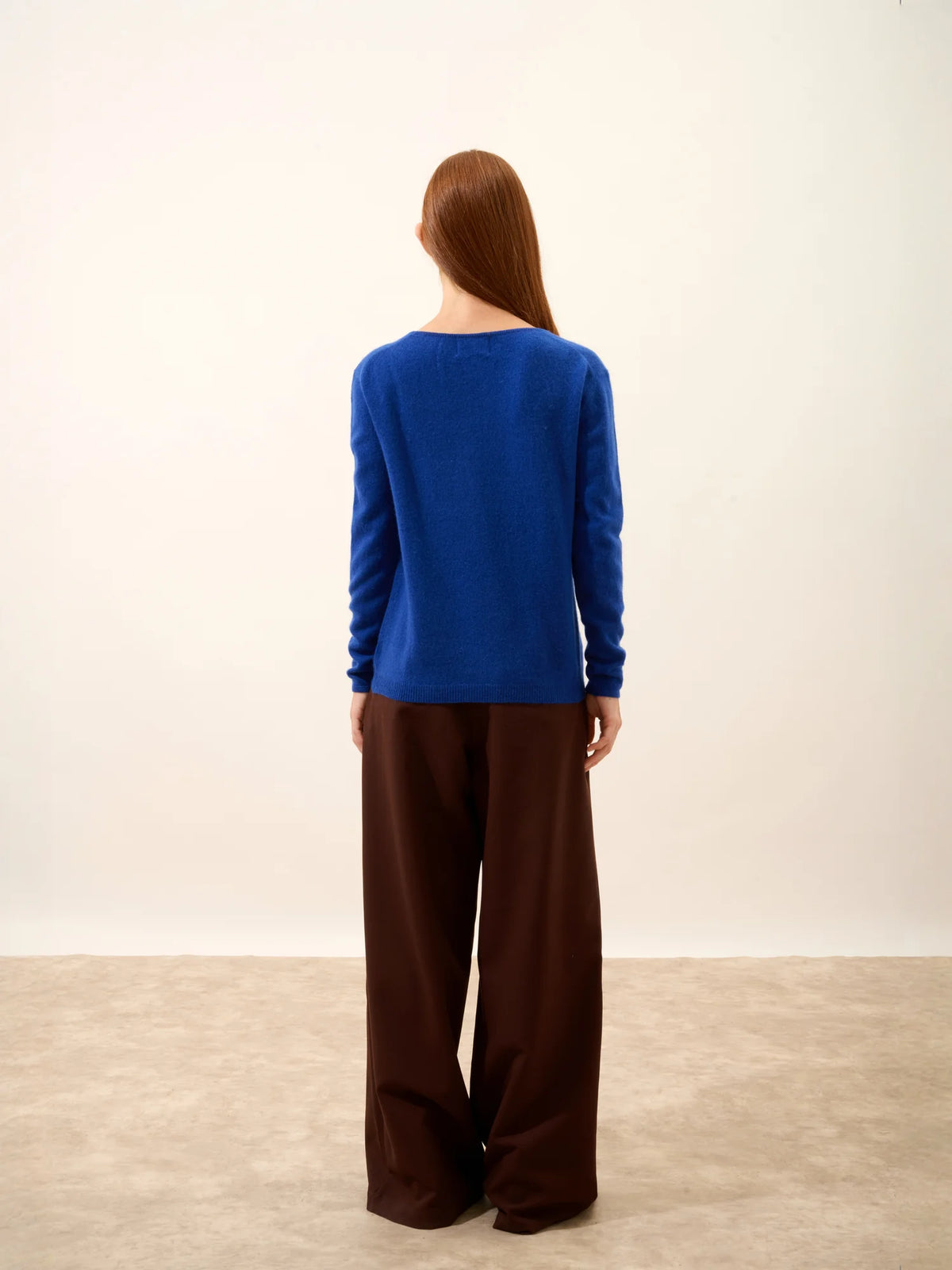 FIONA Pull Col Rond Outremer
