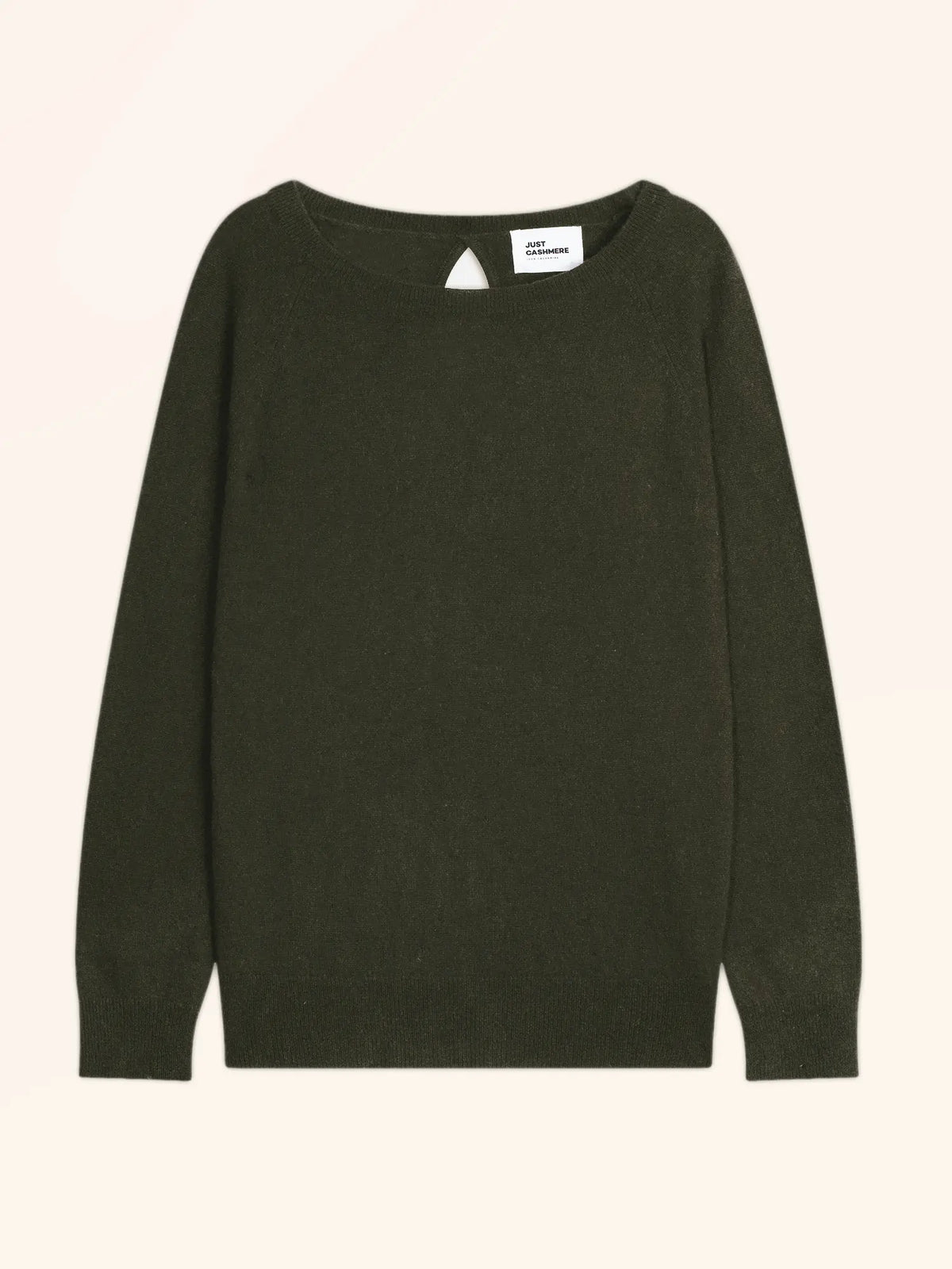 ABIGAILE Pull Col Bateau Goutte Dos Kaki
