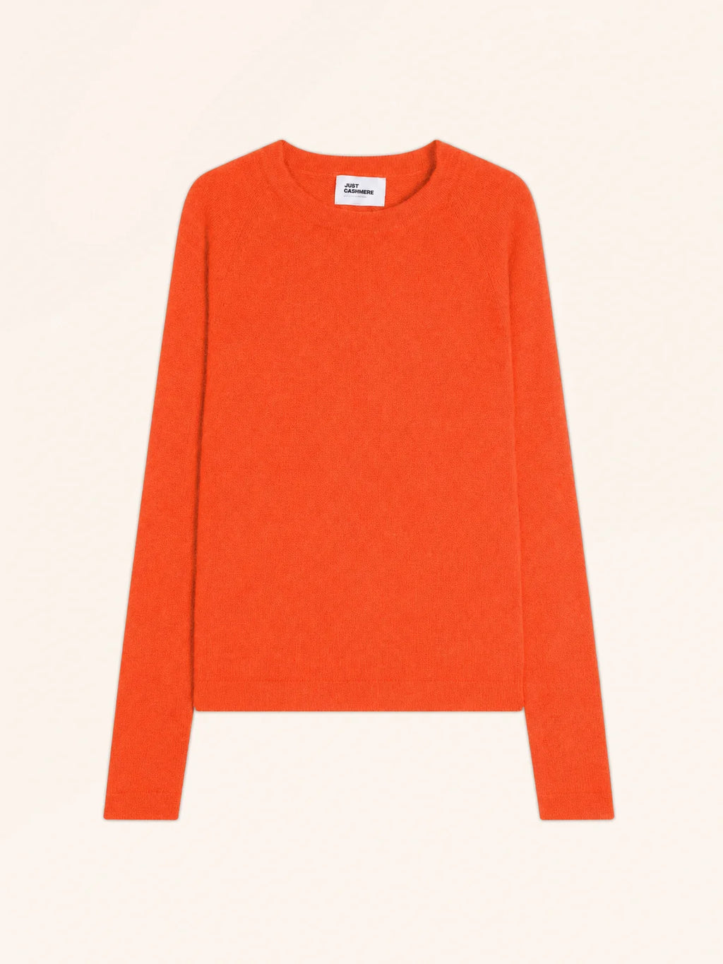JANE Pull Col Rond Orange