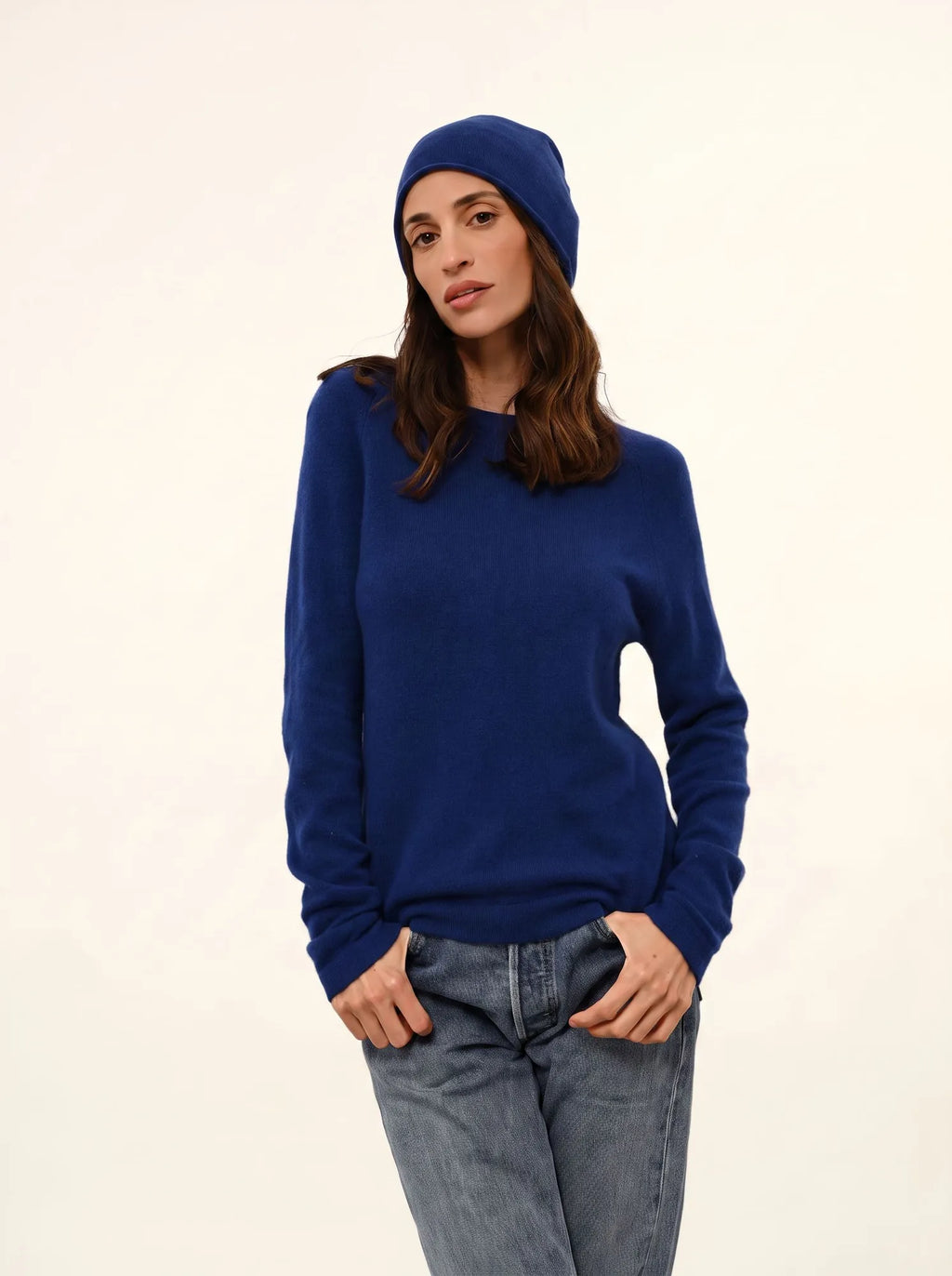 JANE Pullover Rundhalsausschnitt Ultramarin