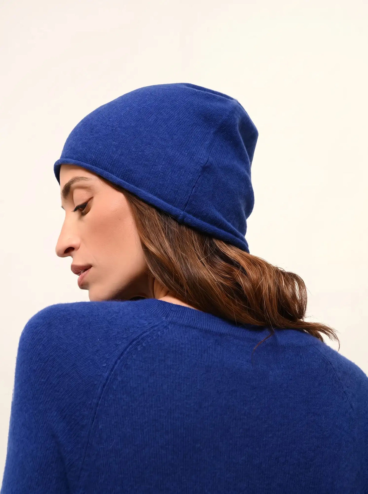 JANE Pull Col Rond Outremer
