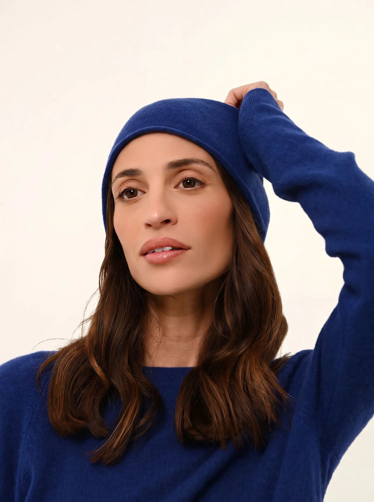 JANE Pull Col Rond Outremer